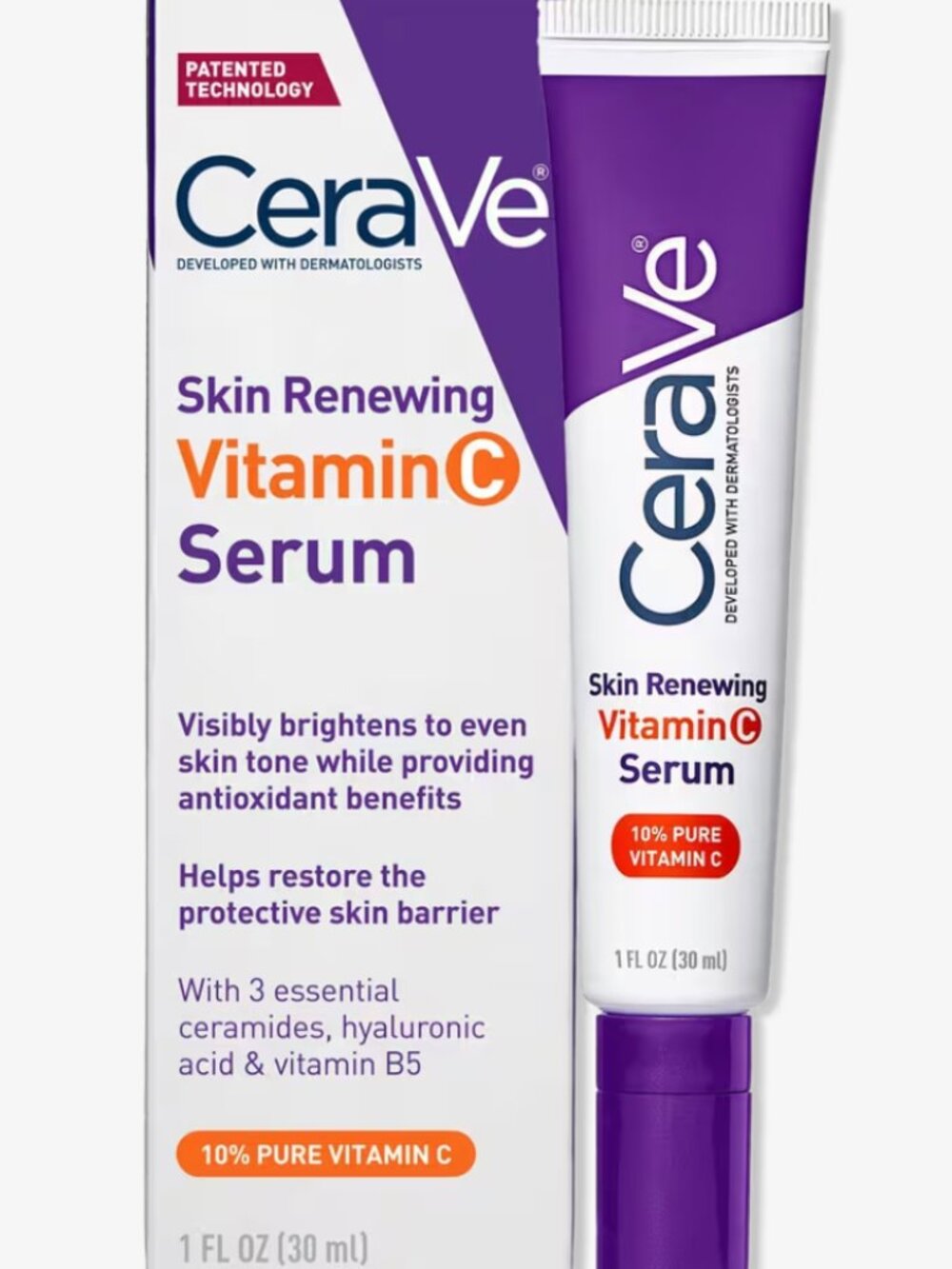 CereVe Skin Renewing Vitamin C Serum - 1 oz - new in box